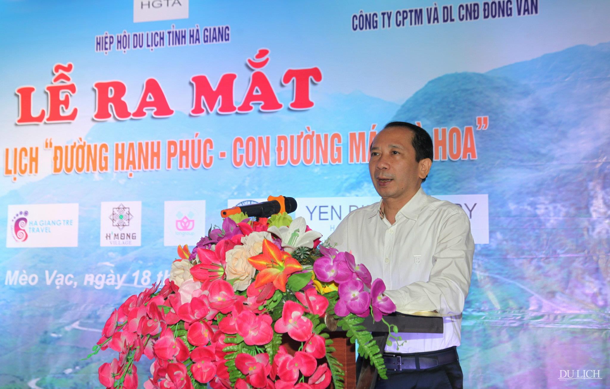 Phó Chủ tịch UBND tỉnh Hà Giang Trần Đức Quý phát biểu